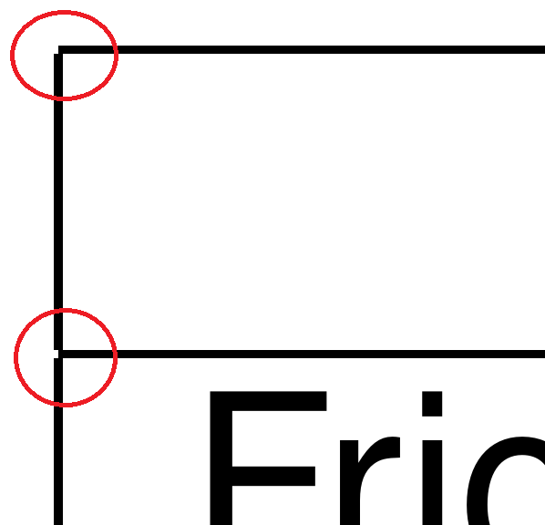 A zoomed-in table.