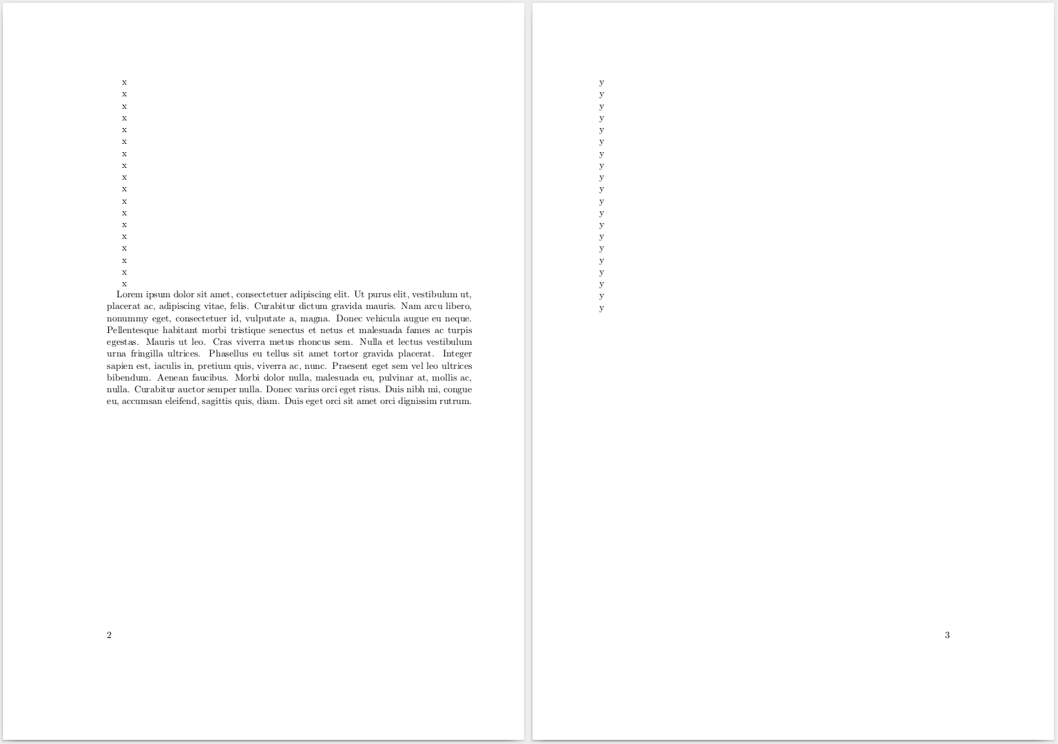 Pages 2 and 3 of the PDF generated with pdflatex Version 3.14159265-2.6-1.40.16.