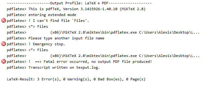 Build errors