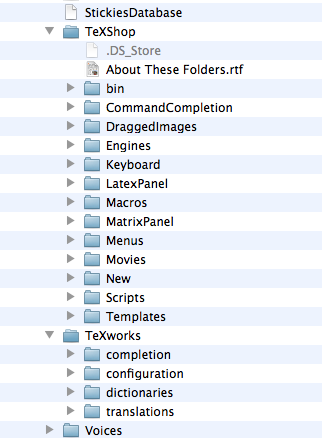 TeX Folders