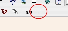 Paragraph styles-button in LyX