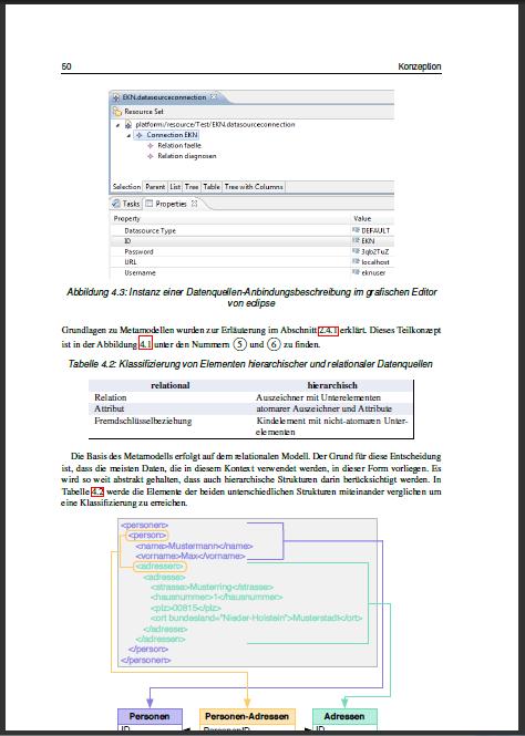 screenshot of the processed page