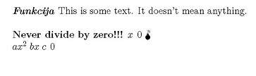 output example