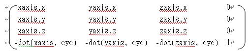 matrix(4x4)