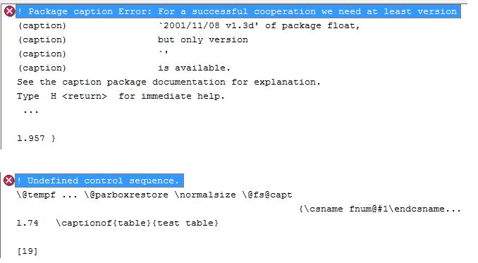 two errors when I compile