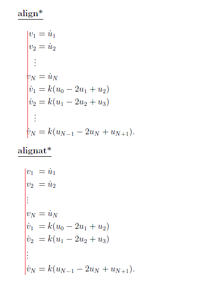 Output from the code above (vertical red lines added to clarify the issue)