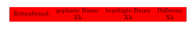 red colored rows