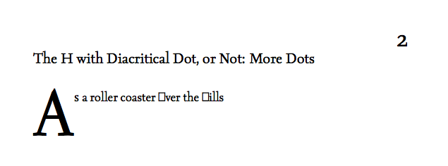 no dots
