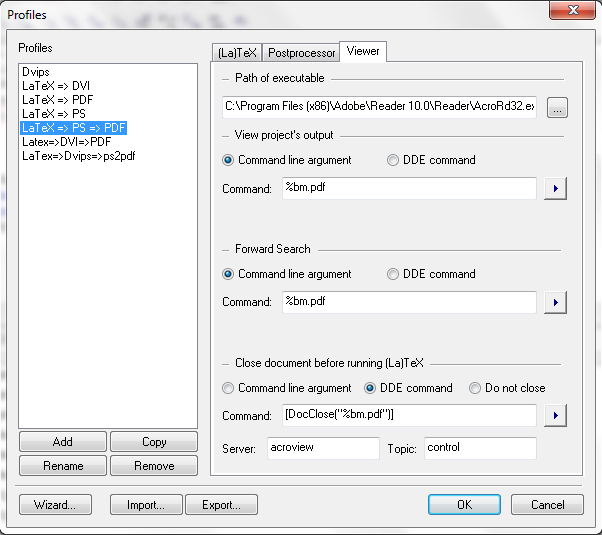 The new viewer settings.