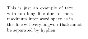 Standard paragraph with too long word
