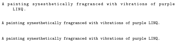 The obtained output.