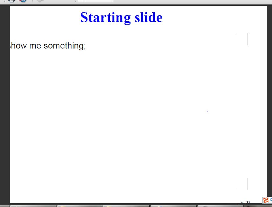 Flawed page layout.