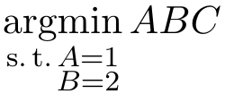 The resulting output.