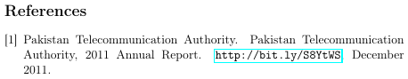 The resulting output.