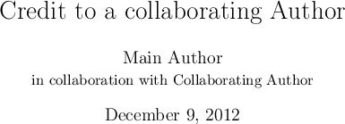 Sample document title.