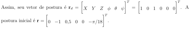 Row vector in my main document