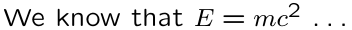 The resulting output of the code sample.
