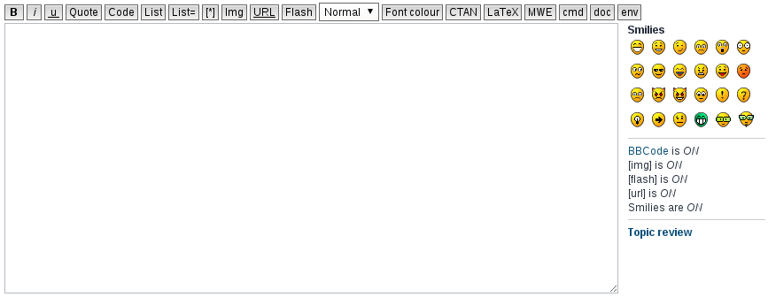 Editing window.