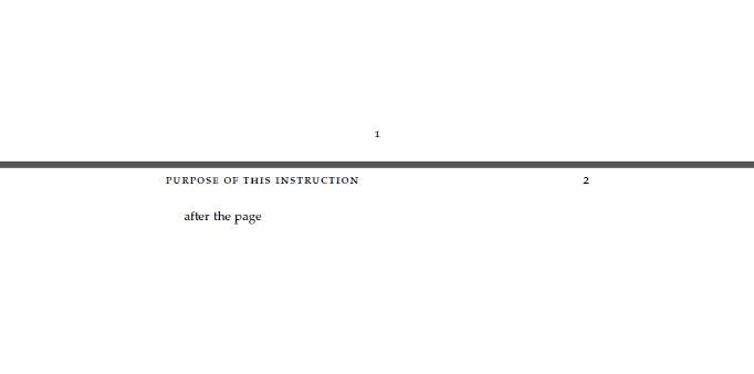 Header for sections too far on the top, page numbering at the bottom and top of the page