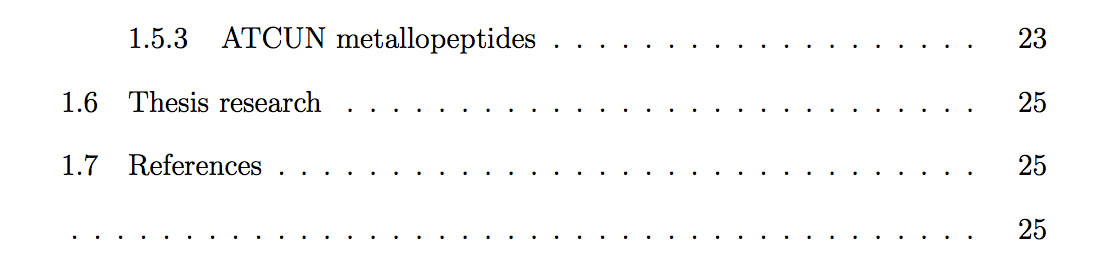 Image of the references section showing twice