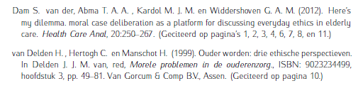 Example output