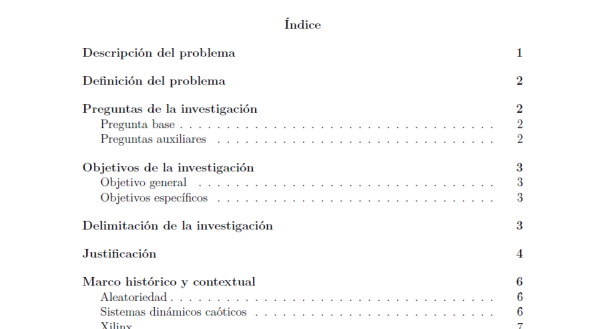 Also at the index chapter and section are not numbered (only the page numbering is printed)